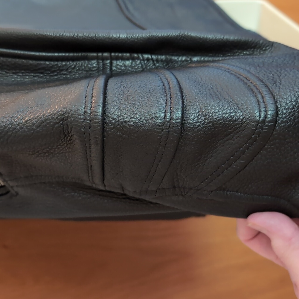 Motorcycle leather black women's jacket size XL - Picture 5 of 16